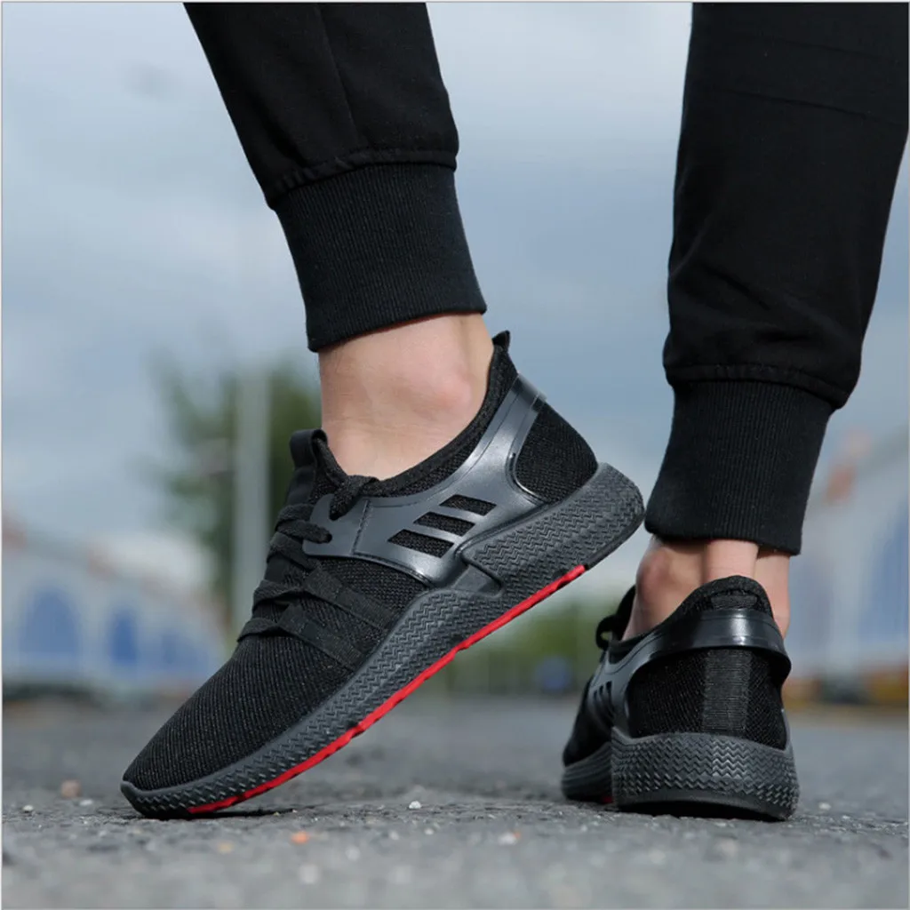 

Perimedes Men's Casual Lace-Up Lightweight sneaker men running shoes cushioning Breathable Running Sport Shoes Sneakers#g30