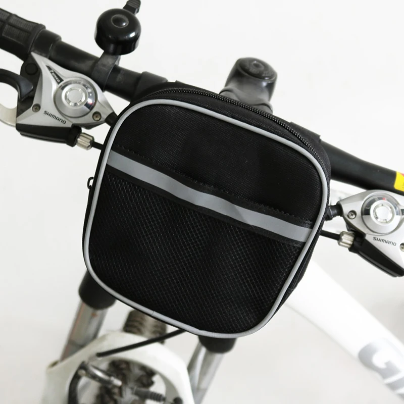 

2019 New Bicycle Bag On the Handlebars,Front Cycling Basket MTB Bike Steering wheel Bags,Case Rack Accessories For Bicycle 16*16