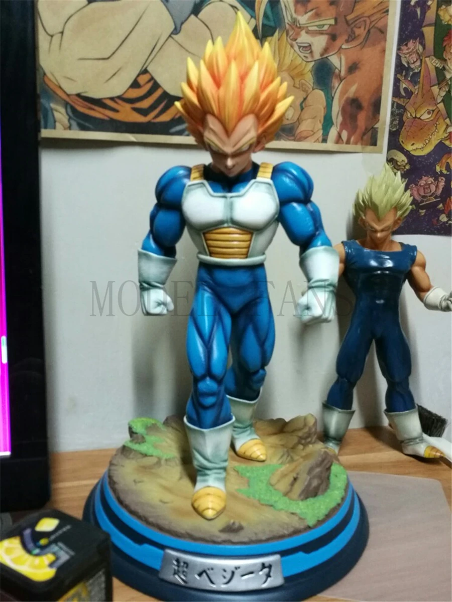 Модель вееров Dragon Ball Z super saiyan 2 Вегета GK статуя смолы фигурка для коллекции