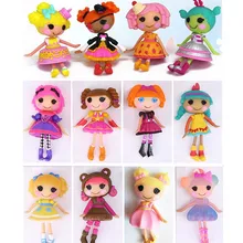 1 шт. 3 дюйма оригинальные MGA куклы Lalaloopsy Мини Куклы для девочек игрушка игровой домик каждая уникальная куклы Lalaloopsy