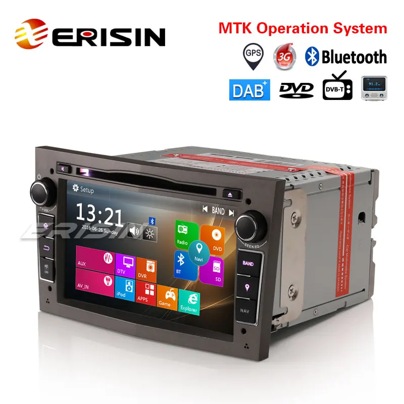 Sale Erisin ES7160P 7" WCar DVD GPS Navigator 3G DAB+ DVR System for Opel Vauxhall Holden Antara Zafira 2