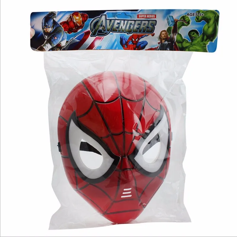 Wholesale LED Light Masks Superhero Captain America& Spiderman Optimus Prime Mask for Adults Kids Party Halloween Birthday Gift