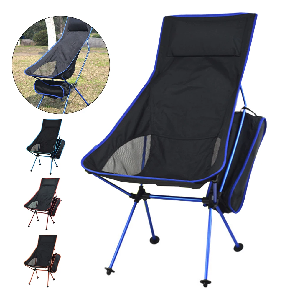 

Portable Collapsible Moon Chair Fishing Camping BBQ Stool Folding Extended Hiking Seat Garden Ultralight Office Home Furniture