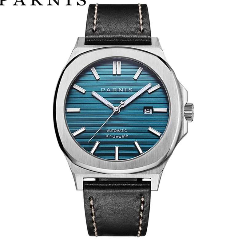 $99.22 New Parnis 42Mm Mechanical Watches Automatic Watch Men Wristwatch Clock Top Brand Luxury Sapphire