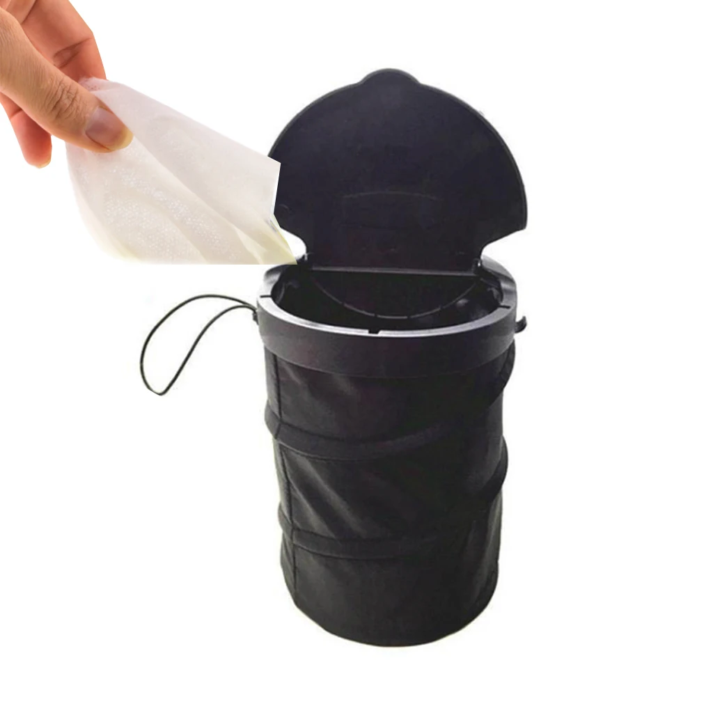 Портативный автомобильный мешок для мусора складной держатель мусорного ящика Монета коробка для солнцезащитных очков сумка для хранения ящик для отходов авто аксессуары