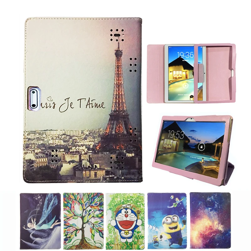 

Printed PU Leather Folio Stand Case Cover For Digma Optima 1507 3G 10.1 inch tablet pc