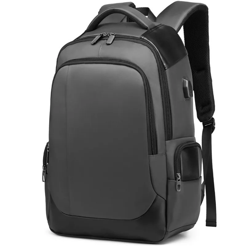 VM Мода поцелуй высокого качества usb зарядка Sac Dos Pc 15,6 Pouces дорожная упаковка водостойкий износостойкий рюкзак для ноутбука - Цвет: gray