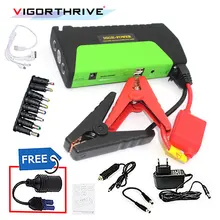 Автомобильное пусковое устройство, запасное зарядное устройство, аварийный автомобильный аккумулятор, зарядное устройство для пускового устройства, SOS, 12 В, 600А, зеленый