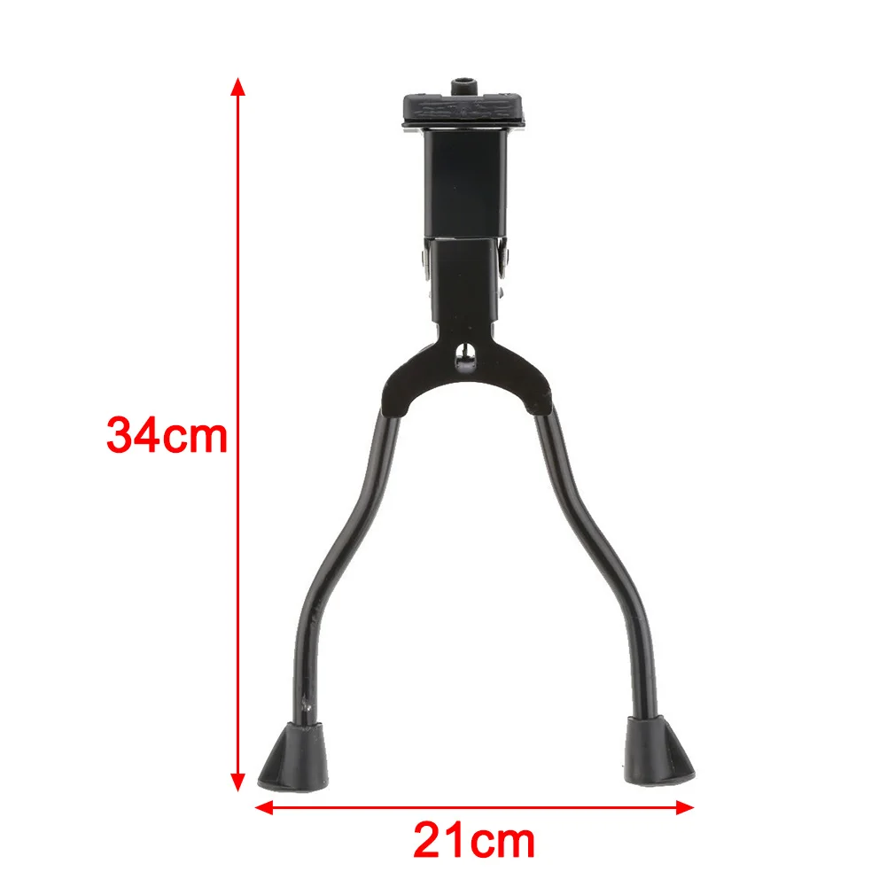 Запчасти для ног, мощная велосипедная подножка, алюминиевый сплав, для велосипеда, устойчивая поддержка, стойка для парковки, Брекет, черная, двойная, боковая, для езды на велосипеде