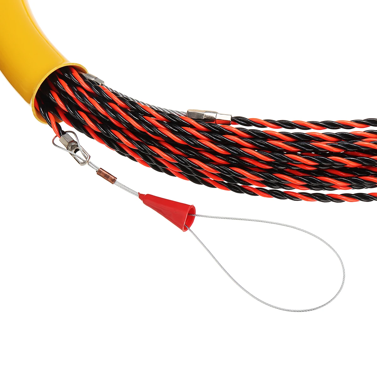 6 мм* 30 м нейлоновая Рыбная лента Электрический кабель толкатель змея трубопровод воздуховод кабель Rodder проводник