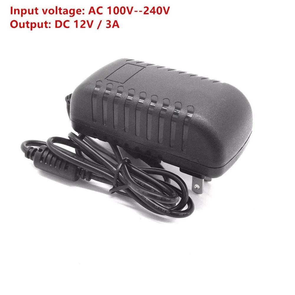 voltage converter AC100V 240V DC 12V 3A Power Adapter For LED Light tube Preamplifier Audio