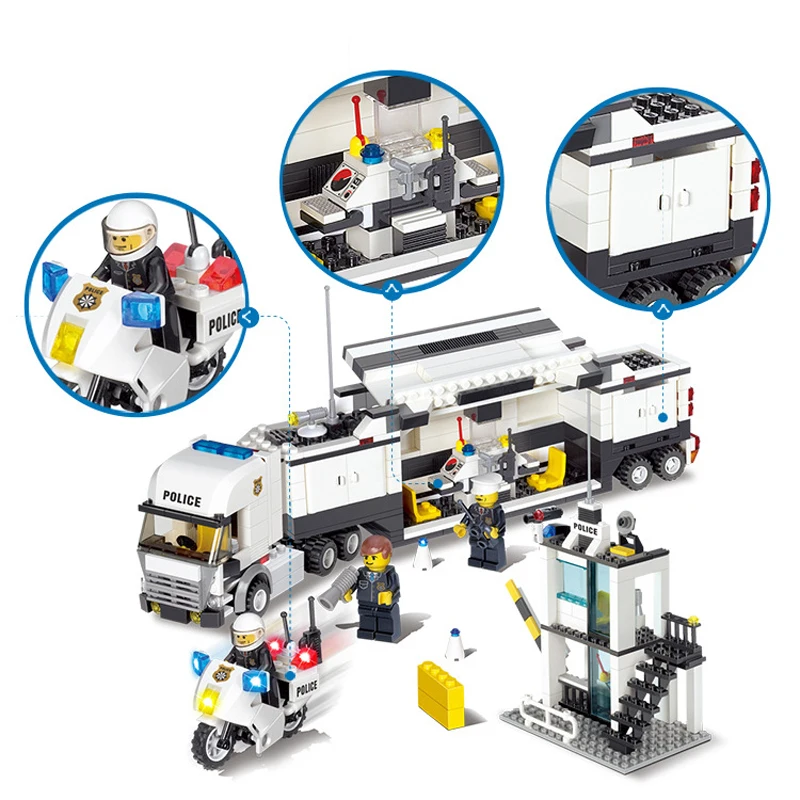 511Pcs Kids Toys City Street Police Station Car Truck Building Blocks Bricks Educational Toys Children Gift Christmas Legoings 511Pcs Kids Toys City Street Police Station Car Truck Building Blocks Bricks Educational Toys Children Gift Christmas Legoings