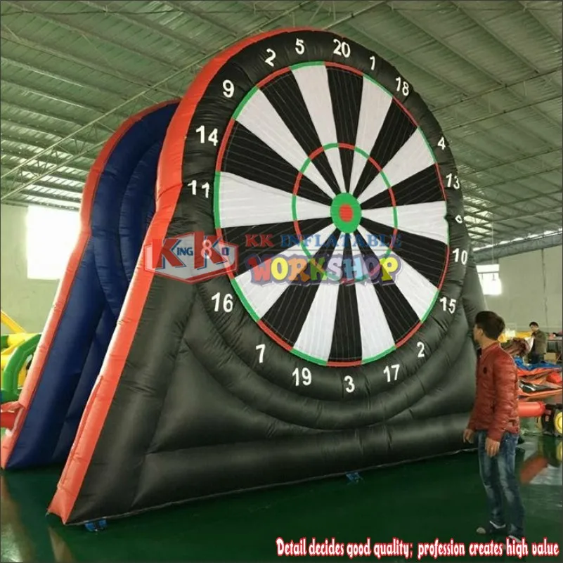 Human Rental Inflatable Football Darts/ Inflatable Dart Board Toss for