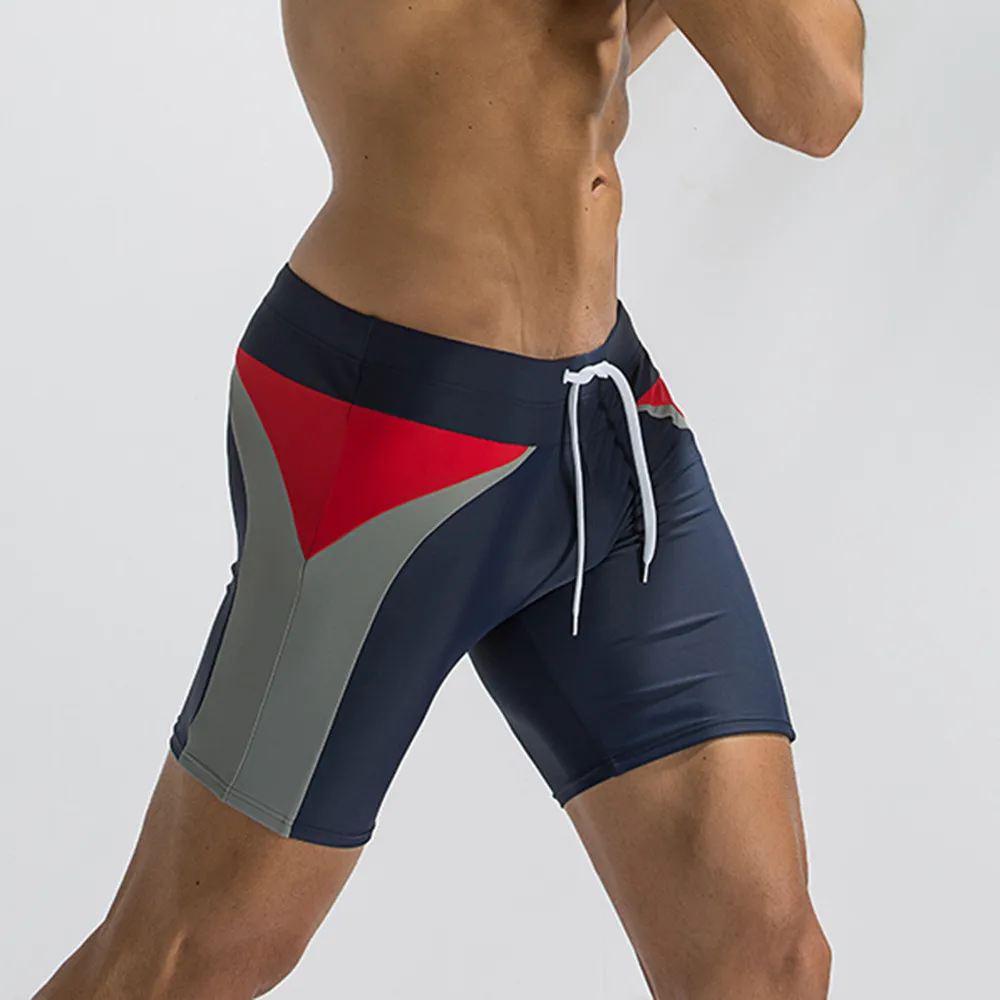 

AUSTINBEM 2019 Hot Mens Shorts Men's Swimwear Long Beach Boardshorts Surfing Spliced Swim Boxer Trunks Board Shorts#y60