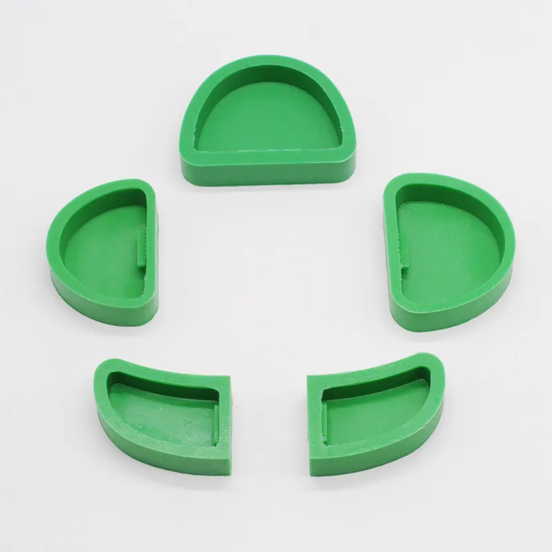 

1Set/5Pcs Lab Equipment Dentistry Silicone Plaster Model Former Base Molds Mould On Stone Model Work