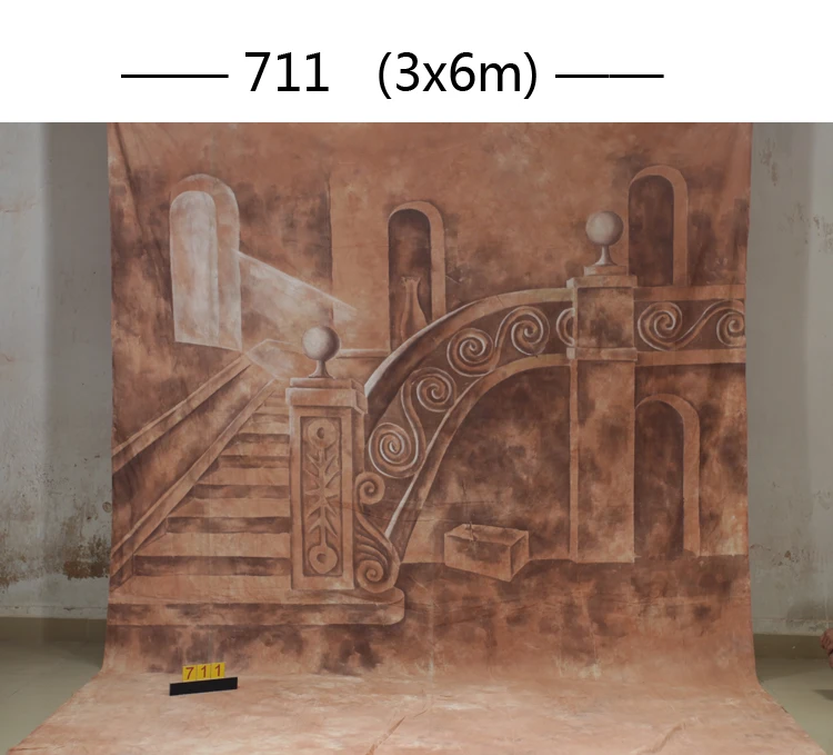

New arrival10x20ft Hand painted fantasy vintage Muslin photo backdrops backgroud 711, camera wedding photography