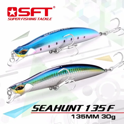 Isca de Pesca Minnow Isca Flutuante Milímetros 30g Oscilação Rígido Crankbait Floating Mar 135