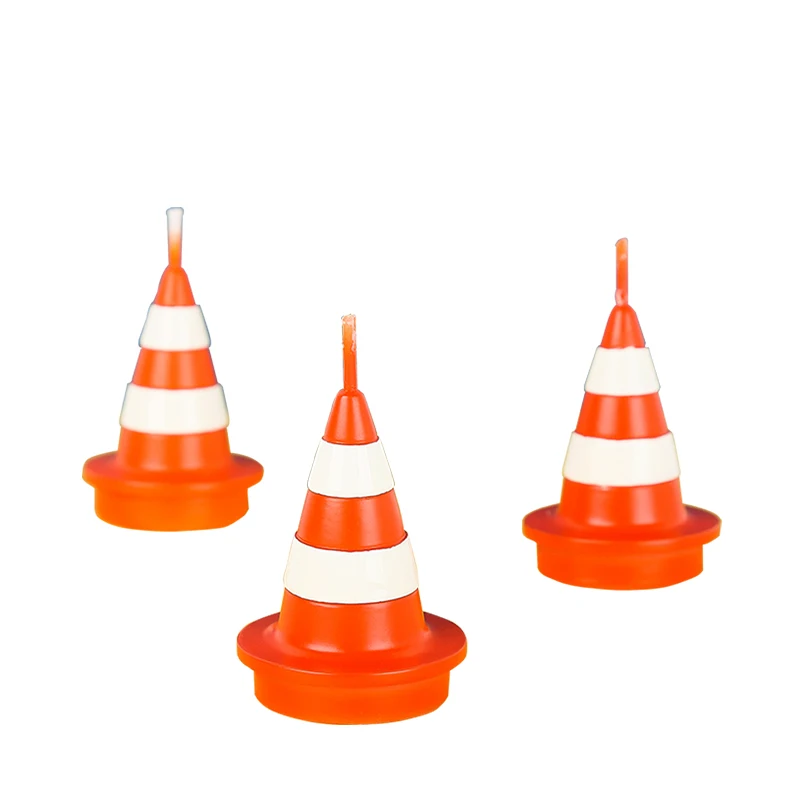 

Birthday Candle Road Cone Scented Candles Boy Engineering Toys Birthday Candles for Cake Engineering Baby Festive Gift