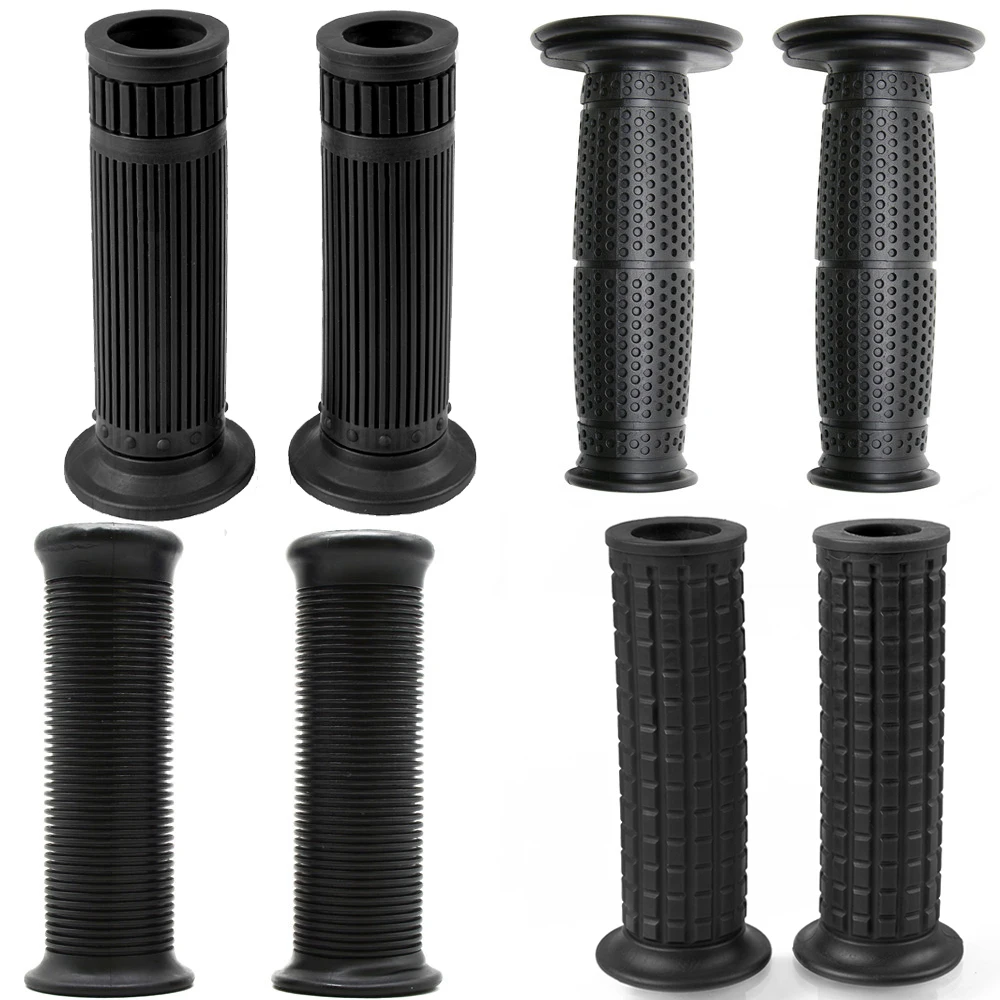 

7 styles Motorcycle handlebar grip Hand Grips Retro Rubber handle bar Motorbike Vintage Coke Bottle Hand handlebar grips