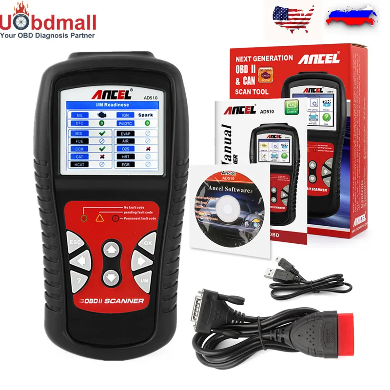 font b OBD b font 2 Automotive Scanner ANCEL AD510 OBDII Fault Code Readers OBD2