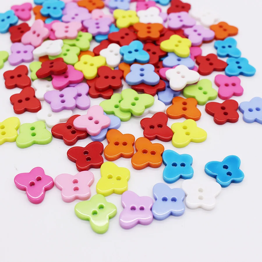 Buy Resin Sewing Button Butterfly Buttons For
