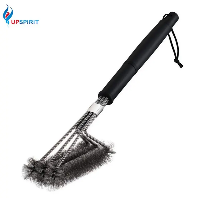 

Upspirit 18inch Grill Cleaning Brush Barbecue Grilling Tool Twist Wire Design BBQ Brushes Grills Cleaner Kitchen BBQ Accessories