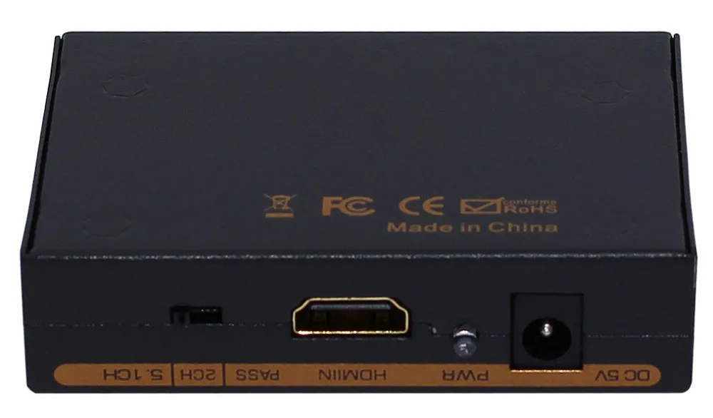 2 шт./лот HDMI к HDMI и оптический SPDIF Suppport 5,1+ RCA L/R аудио видео экстрактор конвертер сплиттер адаптер