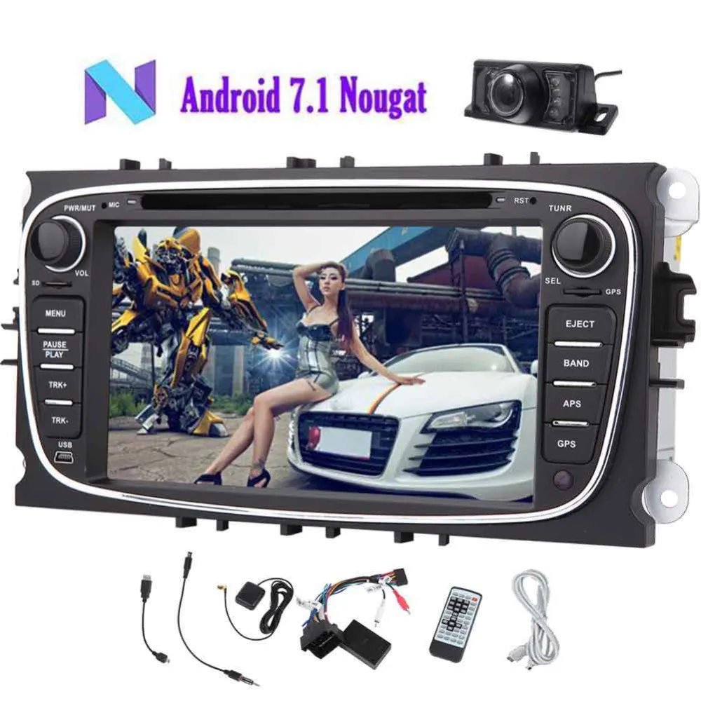 

Eincar Double 2 Din Car Stereo Receiver Android 7.1 Autoradio 7'' Car Radio Media Car Video player Bluetooth for Ford+Canbus