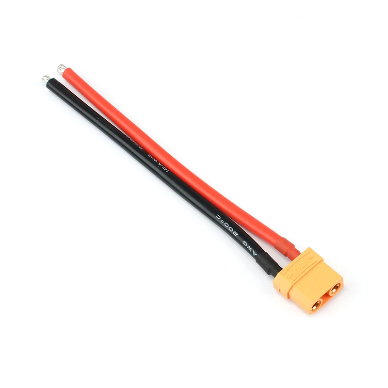 

2 Pcs XT90 Plug Connector 10CM XT90 Battery Connector Plug with AWG Wire