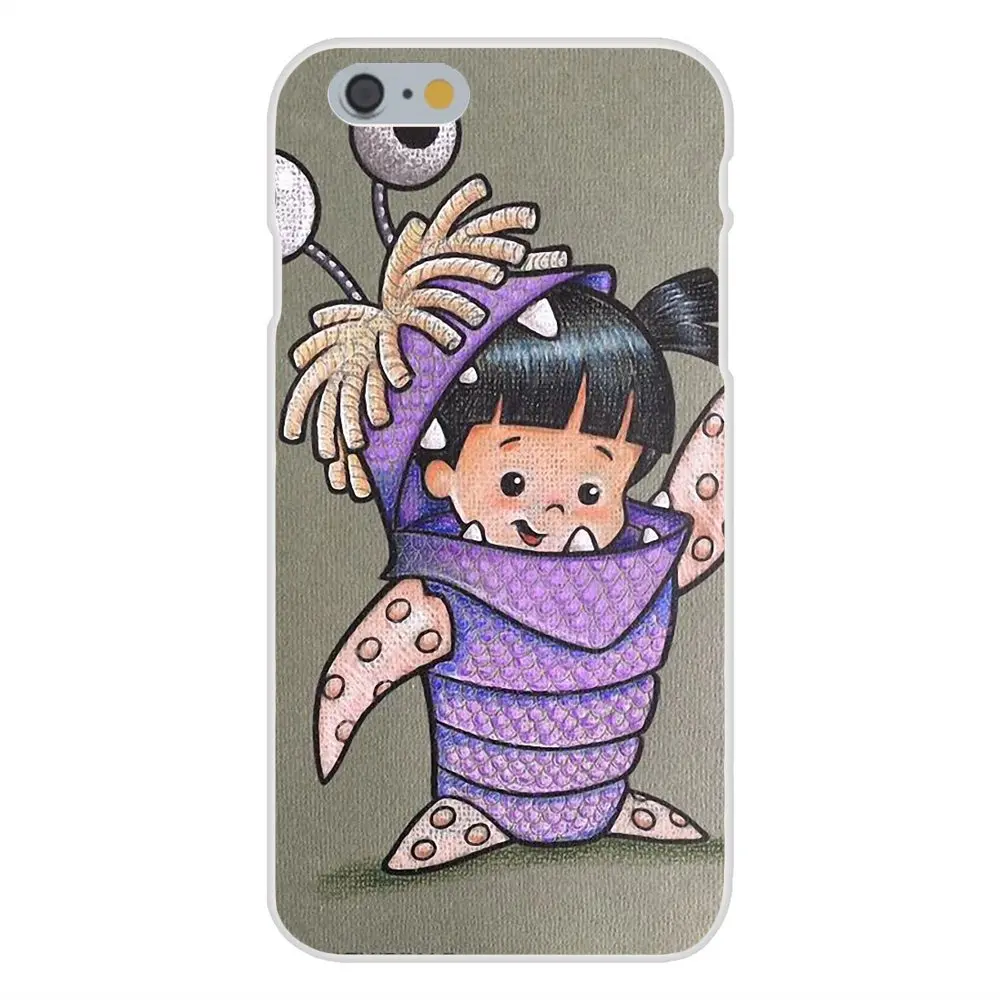 Мягкие чехлы Monsters Inc Boo для Apple iPhone 4 4S 5 5C 5S SE 6 6S 7 8 Plus X XS Max XR|Бамперы| |