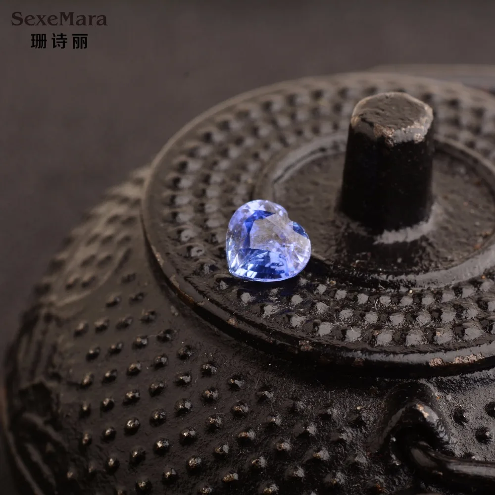 

1.66CT No burning Heart shaped Sapphire Bare stone
