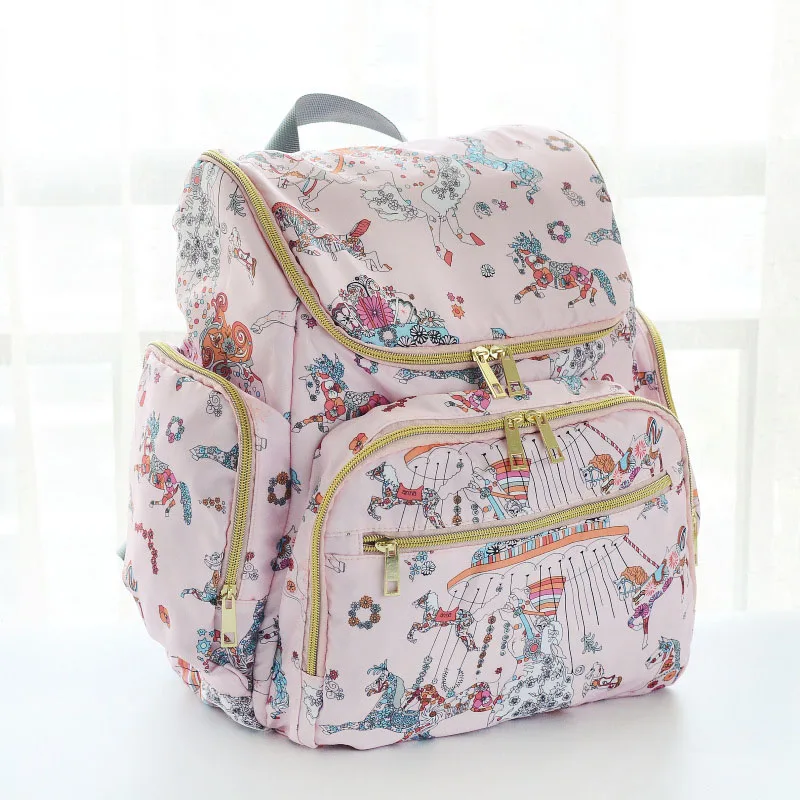 Baby Diaper Bag Multifunction Maternity Bags Baby Care Travel Milk Bottle Warmer Backpack Mummy Large Portable Nappy Bag BB6049 (2)
