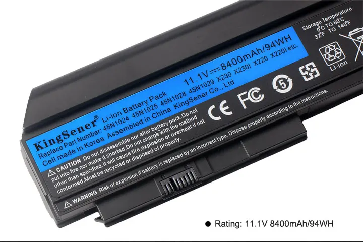 KingSener японская ячеечная 45N1025 ноутбук Батарея для lenovo Thinkpad X230 X230i X230S 45N1024 45N1024 45N1028 45N1029 45N1020