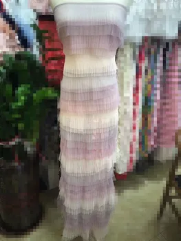 

Popular JIANXI.C-52028 embroidery African tulle lace French net fabric embrodery lace fabric