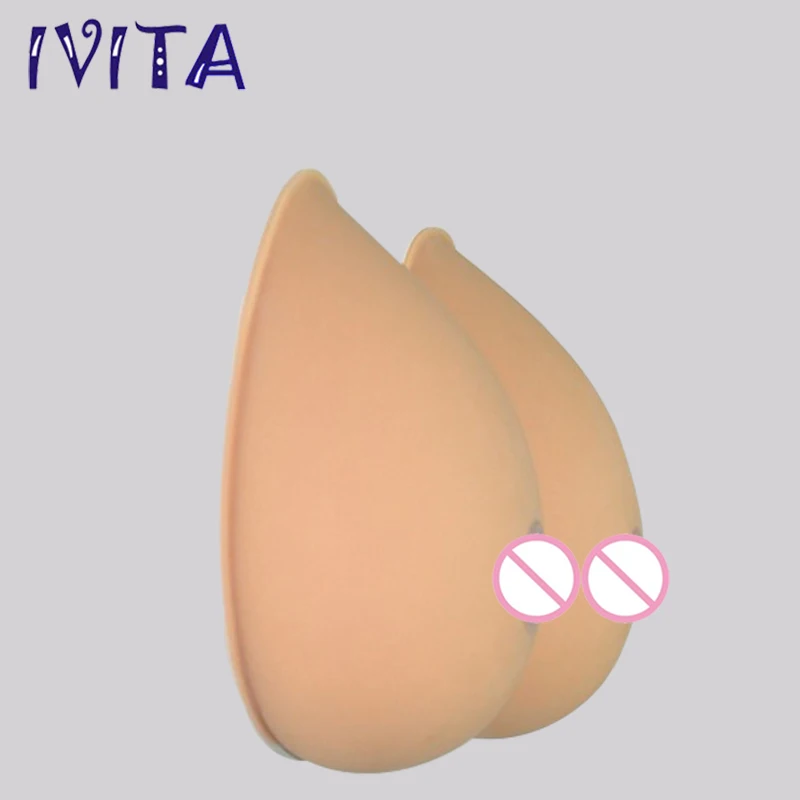 

1800g/Pair Sudan Fake Breast Silicone Breast Forms For Men False Boobs Mastectomy Crossdresser Shemale Size 11