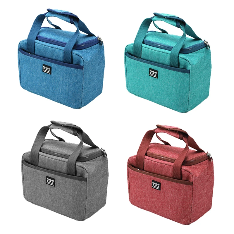 

Fashion 2019 Insulated Lunch Box Soft Cooler Bag Waterproof Thermal Work School Picnic Bento Insulated Lunch Bag Keep Fresh