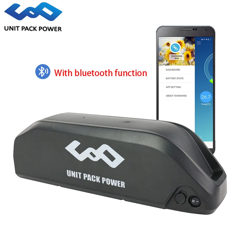 Bluetooth Ebike батарея 52V 17.5Ah 48V 13Ah Hailong Li Ion Акула для 1000W 750W 500W комплекты моторов|Батарея