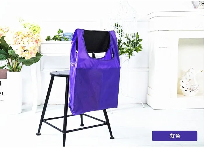 Квадратная карманная сумка для покупок, 12 цветов, Экологичная многоразовая Складная полиэфирная многоразовая складная сумка для покупок