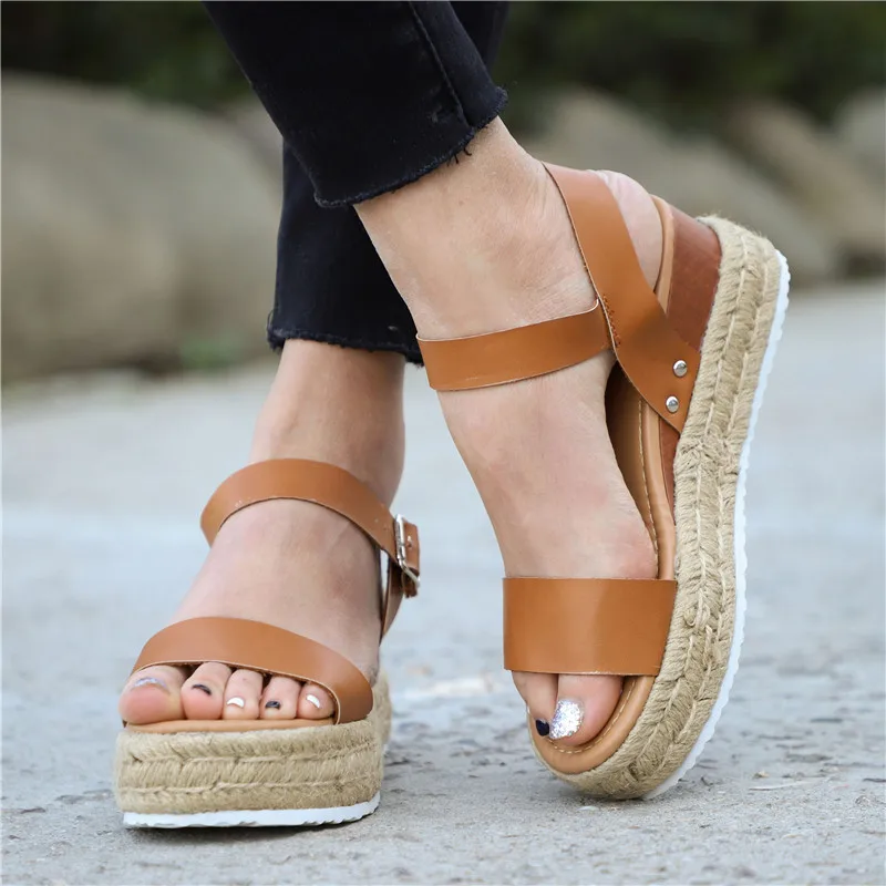 

HEFLASHOR 2019 New Summer Fashion Women Sandals Platform Wedges Shoes High Heels Flip Flop Chaussures Femme Platforms Sandals