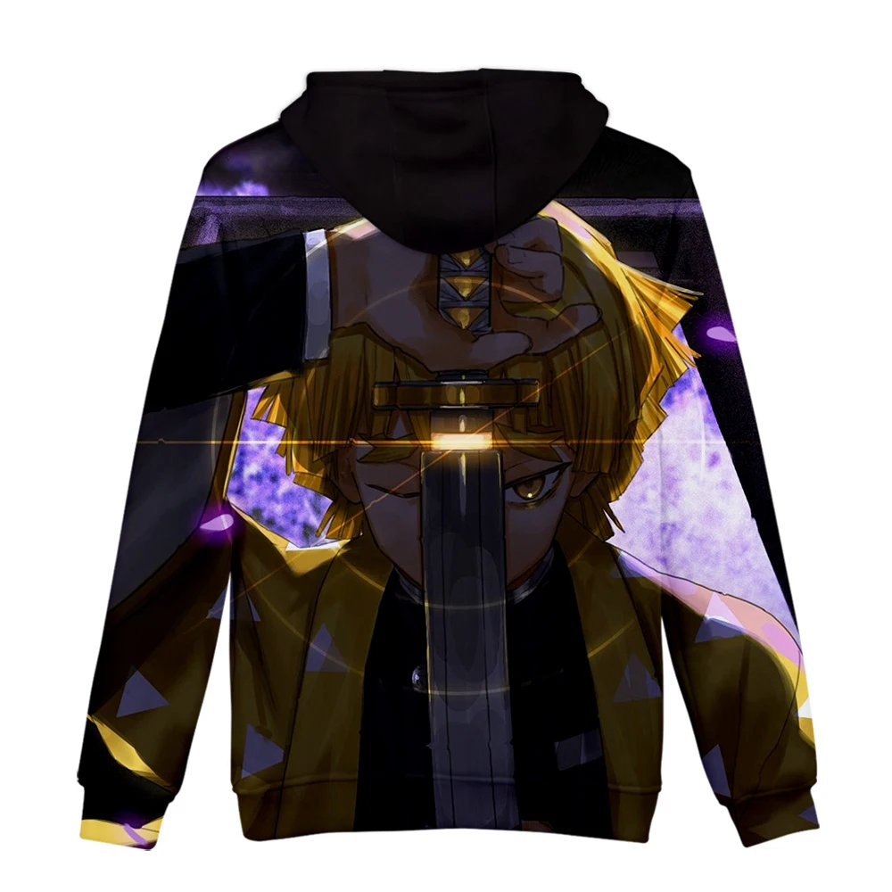 cartoon Demon Slayer Kimetsu no Yaiba 3D Hoodie boys/girls long sleeve Autumn Winter Casual popular youth Cool fashion 3D coats