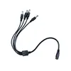 1 Uds. Cámara de seguridad CCTV 1 DC hembra a 2/3/4/5 macho enchufe Cable de alimentación adaptador conector Cable divisor para tira LED ► Foto 3/6