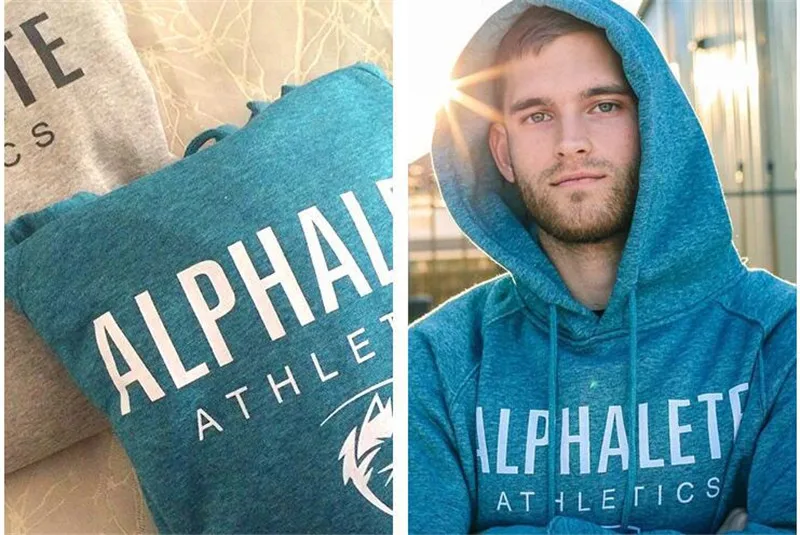 ALPHALETE, мужские толстовки для тренажерного зала, для тренажерного зала, для фитнеса, бодибилдинга, толстовка, пуловер, Спортивная мужская куртка с капюшоном для тренировок, одежда