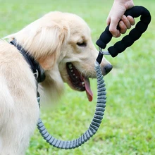 Dog Nylon Leash For Small Large Dogs Flexible Dog Leash Rope Dog Pet Anti Shock Buffer Telescopic Traction Rope Pet Products