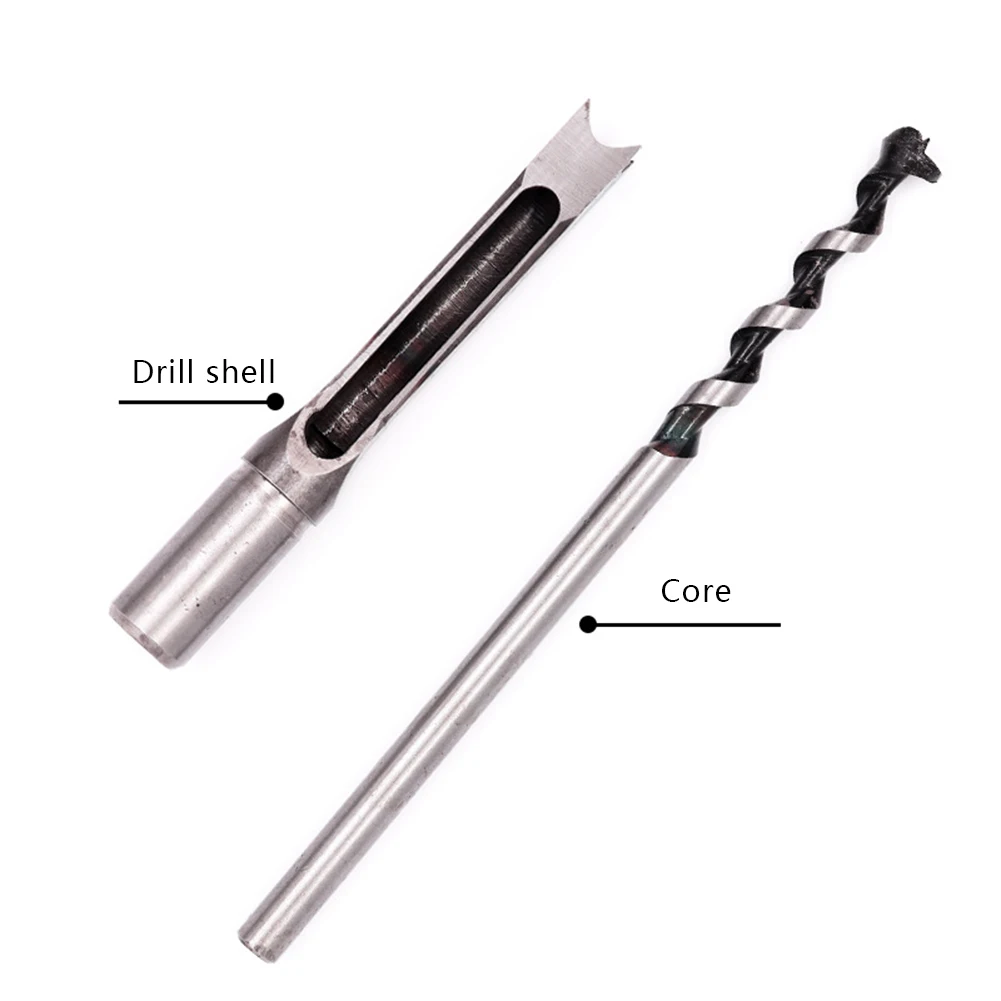 

4pcs Woodworking Square Drill Bits Set Wood Mortising Chisel Countersink Bits Woodworker Tool Kits JA55