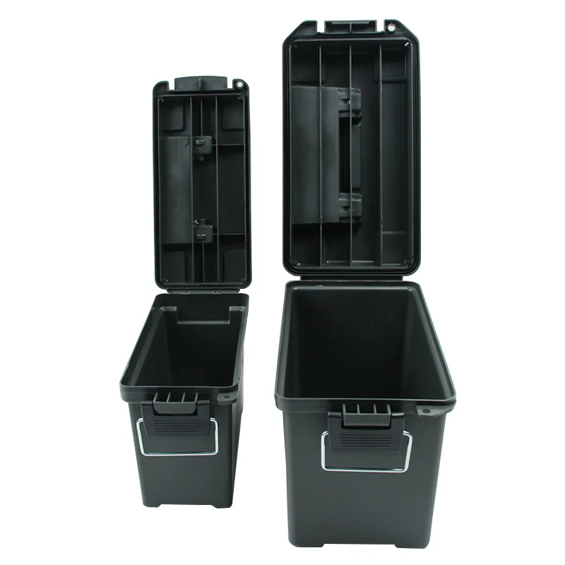 Ammo Box Military Style Plastic Storage Can Heavy Duty Caliber Bulk Ammo Crate Lightweight Storage