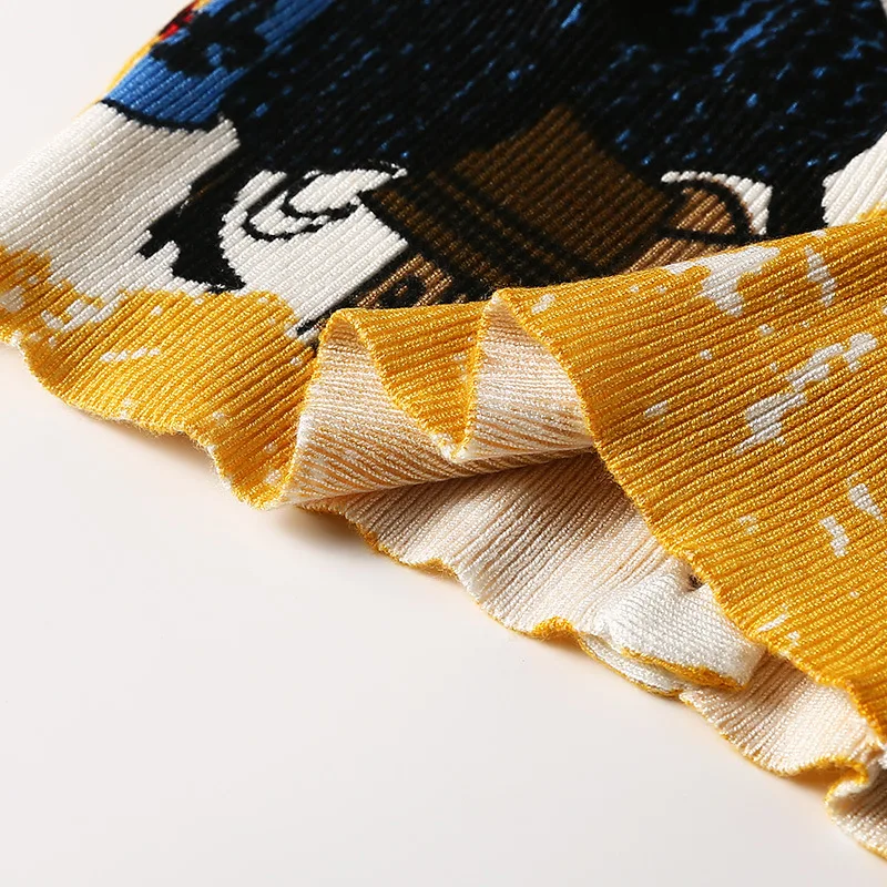 Najtaniej Kobiet Cartoon Graffiti sweter jesień wiosna dzianiny guzik z dekoltem w serek z długim rękawem japonia harajuku kobieta swetry damskie topy LS035