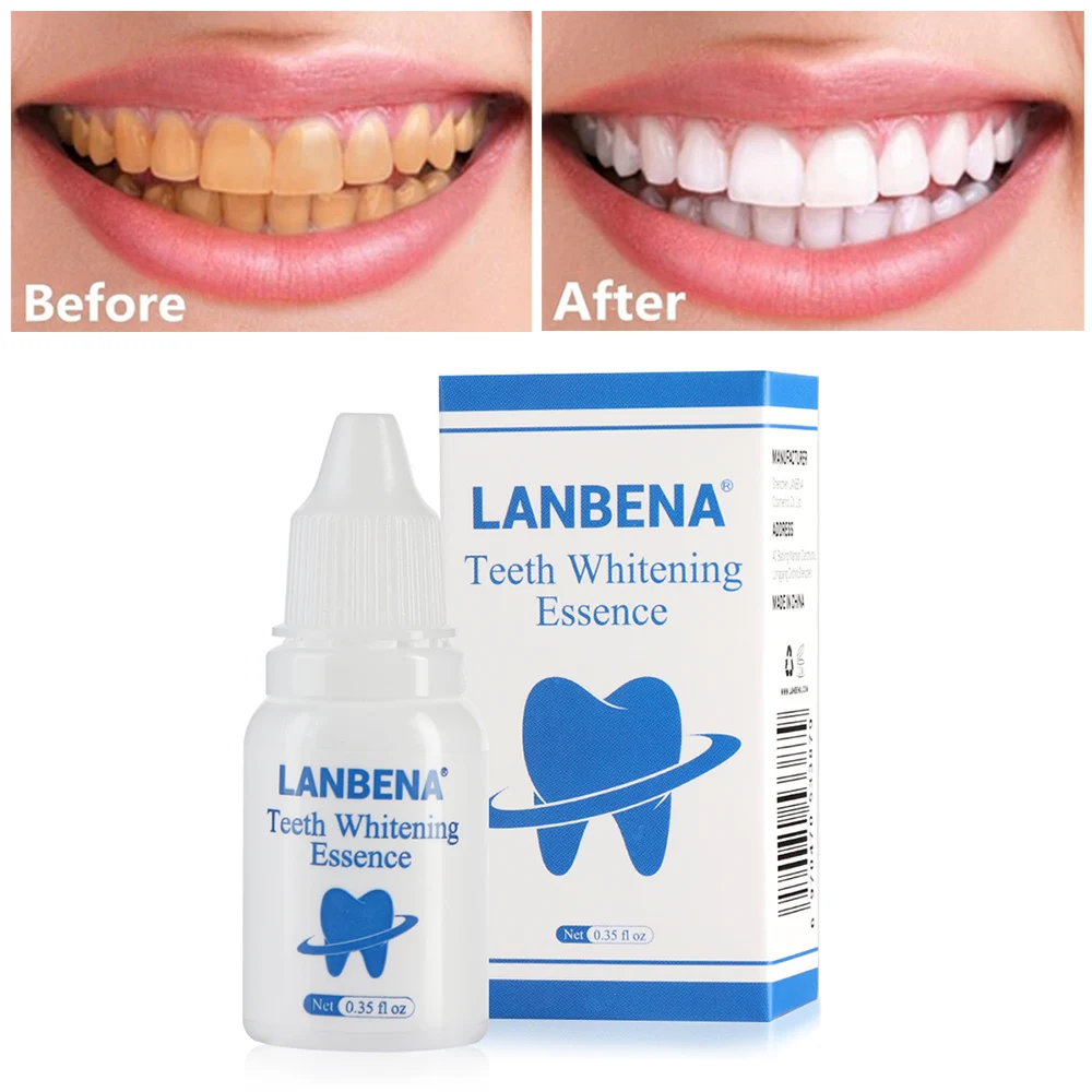 10ml Teeth Whitening Essence Liquid Oral Hygiene Cleaning Serum Removes