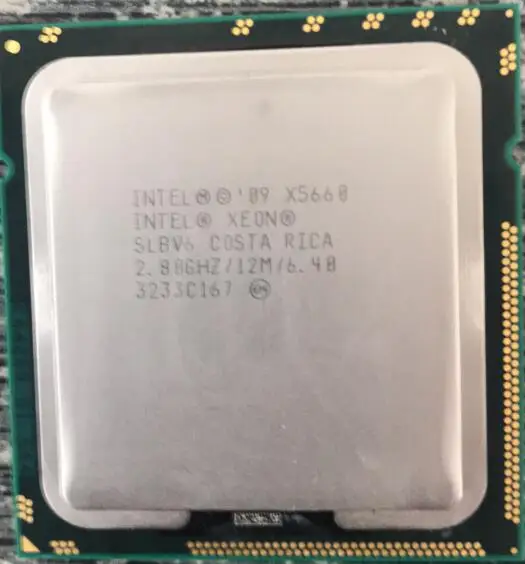 Процессор Intel Xeon X5660 2,8 ГГц ПК серверный ЦП 12 м LGA 1366 сервер шесть ядер x5660 ЦП