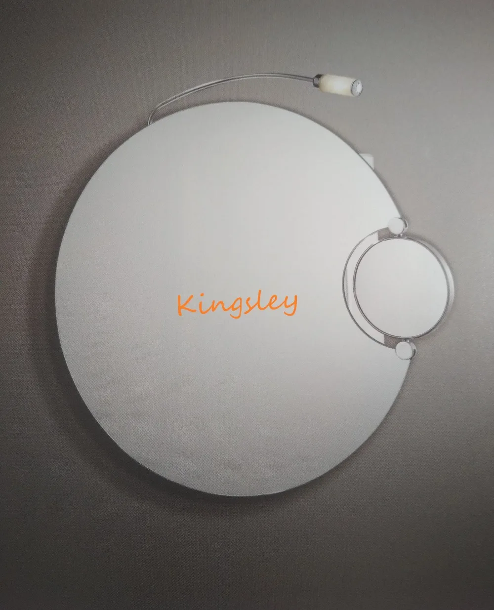 

Round shape Anodize aluminum mirror cabinet bathroom furniture with make-up mirror Lhotse-2