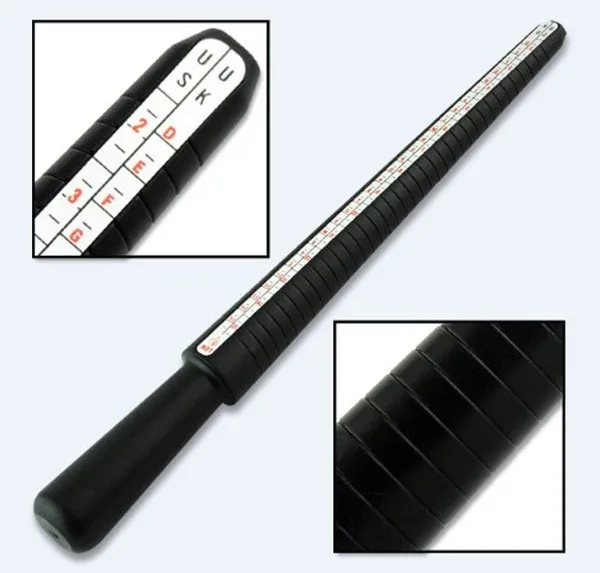 

Plastic Ring Sizer Stick 4in1 Measuring Bar EUR/US/JAPAN/ HK &TSK Gauge Rings Measure Finger Measurement Tools For Jewelry Store